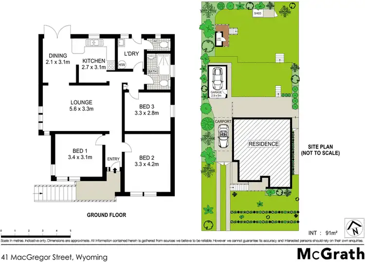 Floorplan of Homely house listing, 41 MacGregor Street, Wyoming NSW 2250
