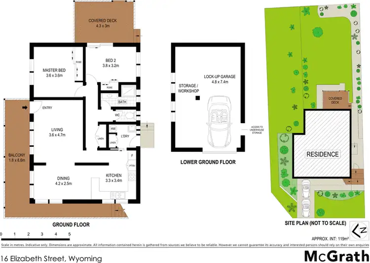 Floorplan of Homely house listing, 16 Elizabeth Street, Wyoming NSW 2250