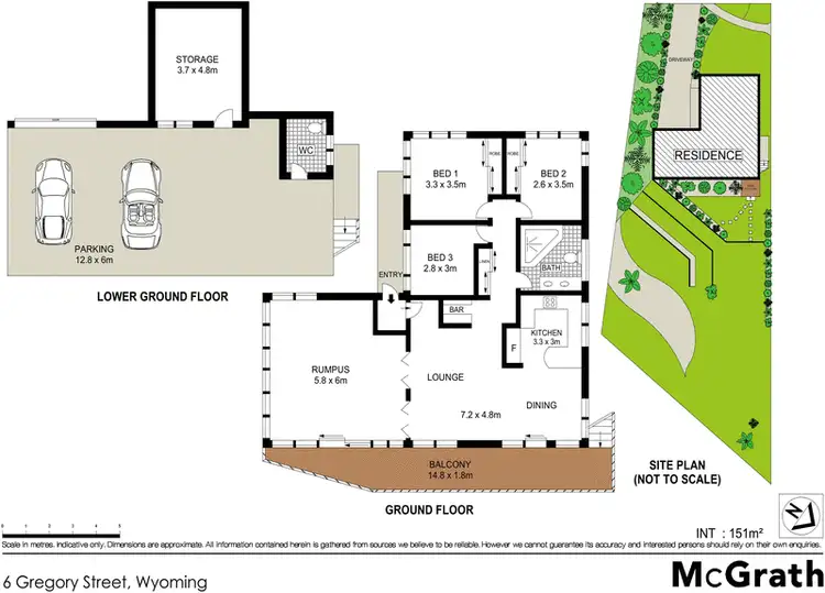 Floorplan of Homely house listing, 6 Gregory Street, Wyoming NSW 2250