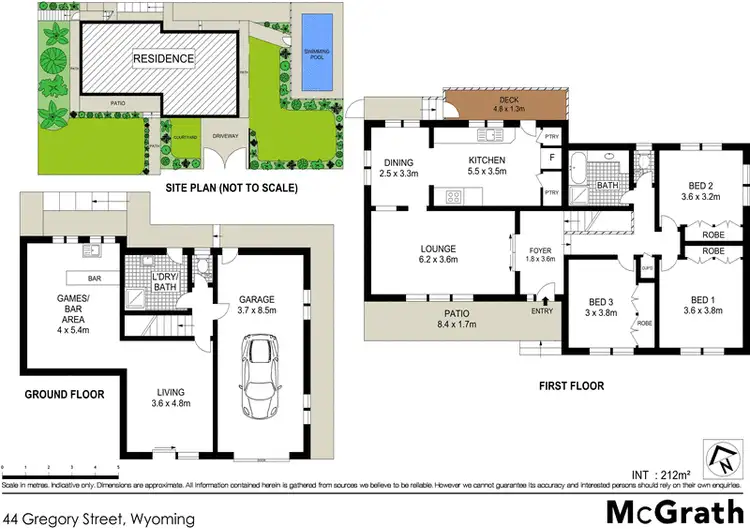 Floorplan of Homely house listing, 44 Gregory Street, Wyoming NSW 2250