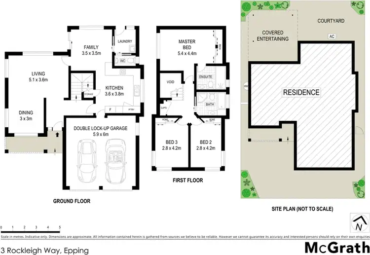 Floorplan of Homely house listing, 3 Rockleigh Way, Epping NSW 2121