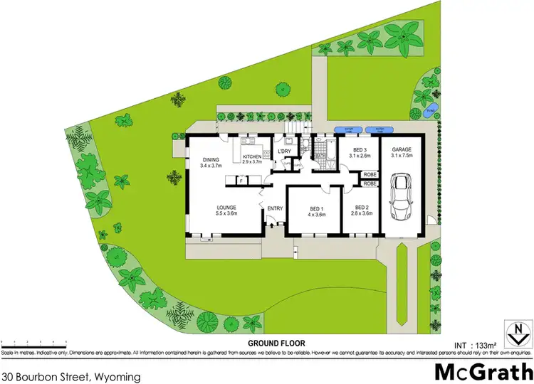 Floorplan of Homely house listing, 30 Bourbon Street, Wyoming NSW 2250