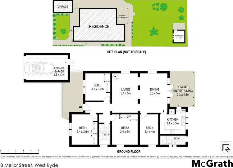 Floorplan of Homely house listing, 8 Mellor Street, West Ryde NSW 2114