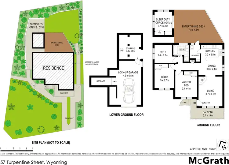 Floorplan of Homely house listing, 57 Turpentine Street, Wyoming NSW 2250