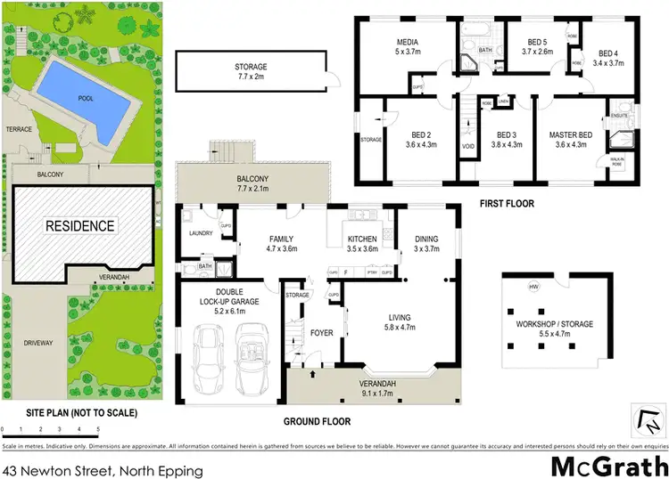 Floorplan of Homely house listing, 43 Newton Street, North Epping NSW 2121