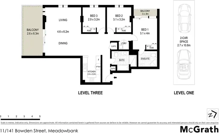 Floorplan of Homely apartment listing, 11/141 Bowden Street, Meadowbank NSW 2114