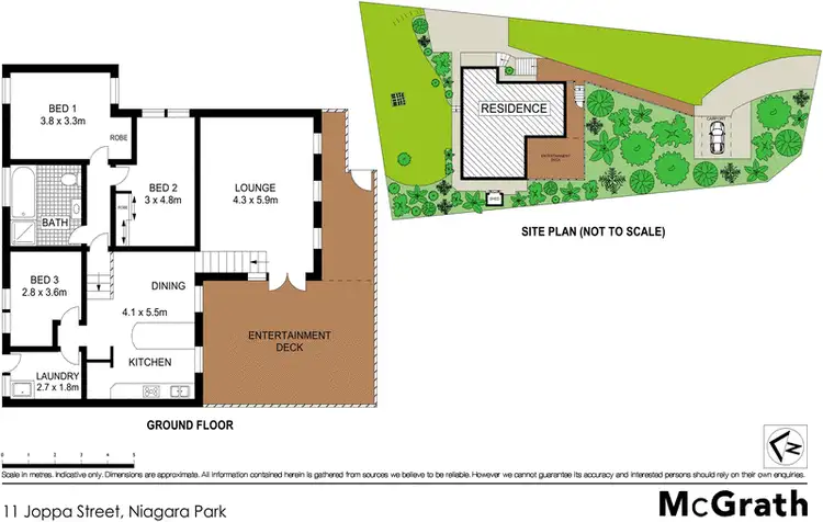 Floorplan of Homely house listing, 11 Joppa Street, Niagara Park NSW 2250
