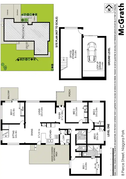 Floorplan of Homely house listing, 8 Pierce Street, Niagara Park NSW 2250
