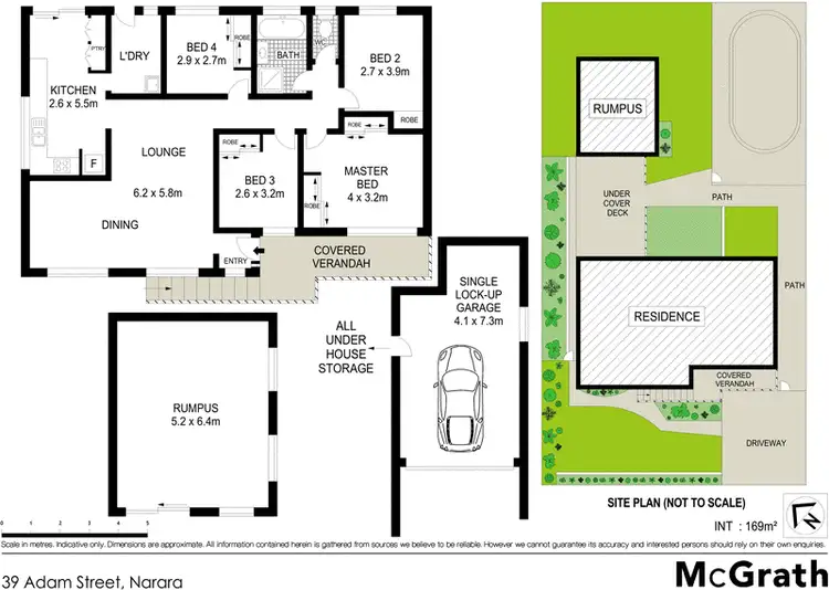 Floorplan of Homely house listing, 39 Adam Street, Narara NSW 2250