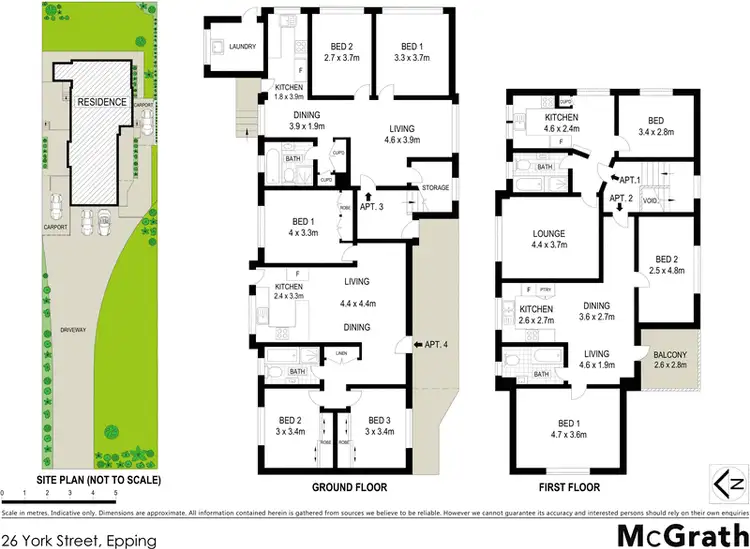 Floorplan of Homely house listing, 26 York Street, Epping NSW 2121