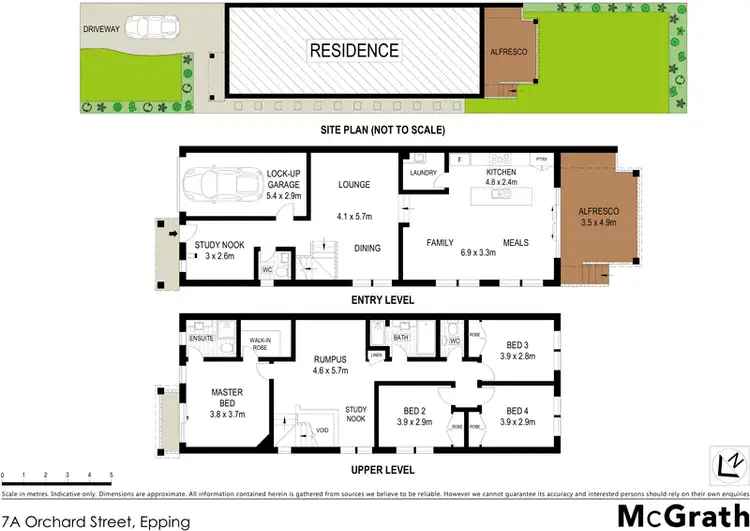 Floorplan of Homely house listing, 7A Orchard Street, Epping NSW 2121