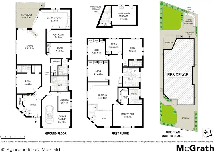Floorplan of Homely house listing, 40 Agincourt Road, Marsfield NSW 2122