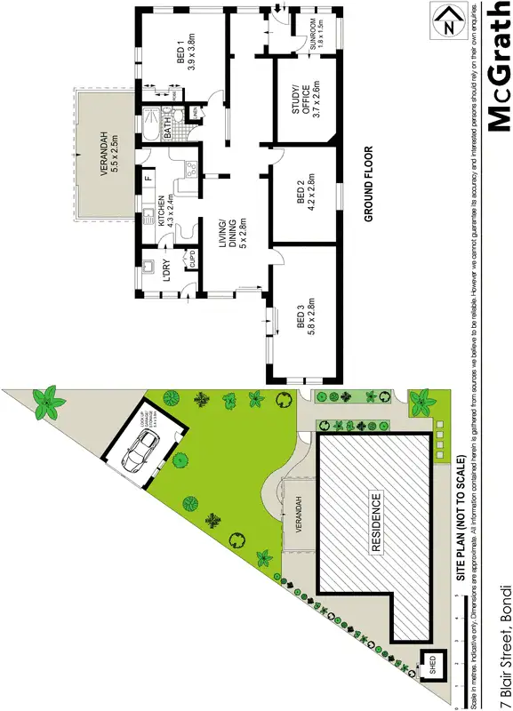 Floorplan of Homely house listing, 7 Blair Street, Bondi NSW 2026