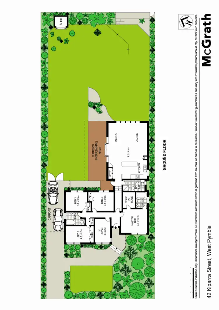 Floorplan of Homely house listing, 42 Kiparra Street, West Pymble NSW 2073