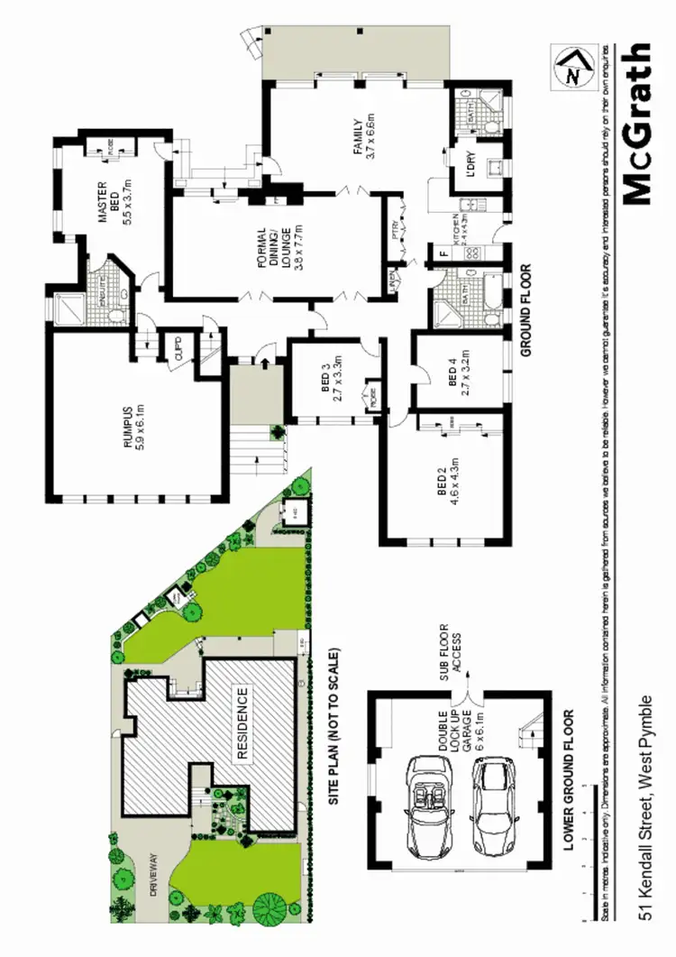 Floorplan of Homely house listing, 51 Kendall Street, West Pymble NSW 2073