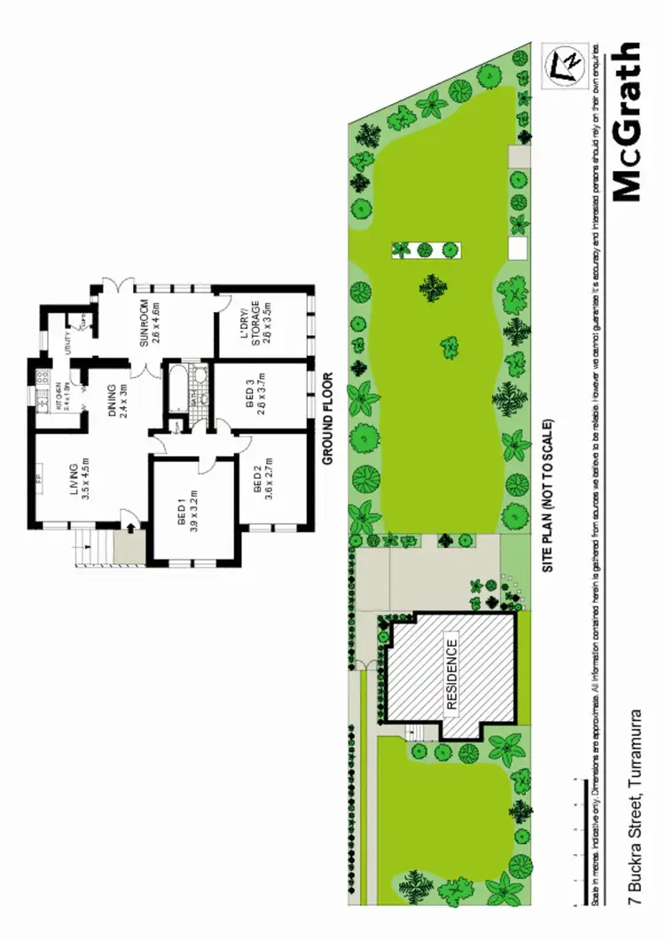 Floorplan of Homely house listing, 7 Buckra Street, Turramurra NSW 2074