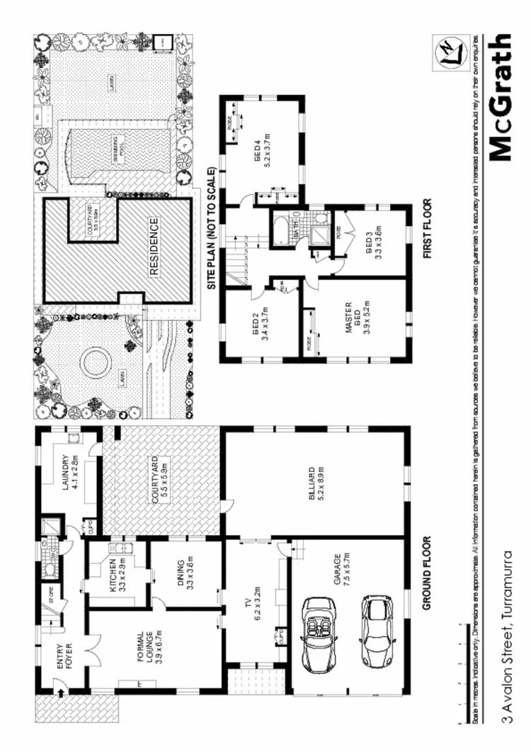 Floorplan of Homely house listing, 3 Avalon Street, Turramurra NSW 2074
