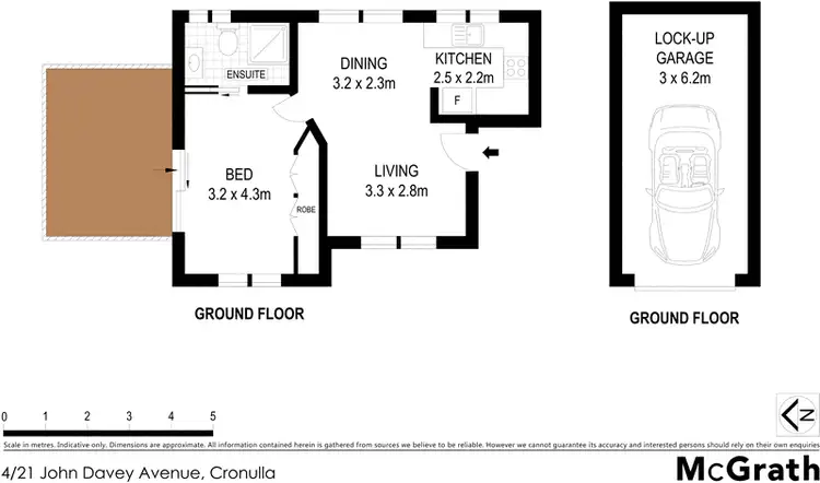 Floorplan of Homely apartment listing, 4/21 John Davey Avenue, Cronulla NSW 2230