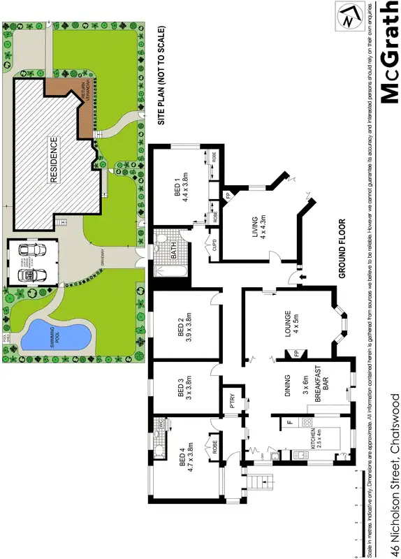 Floorplan of Homely house listing, 46 Nicholson Street, Chatswood NSW 2067