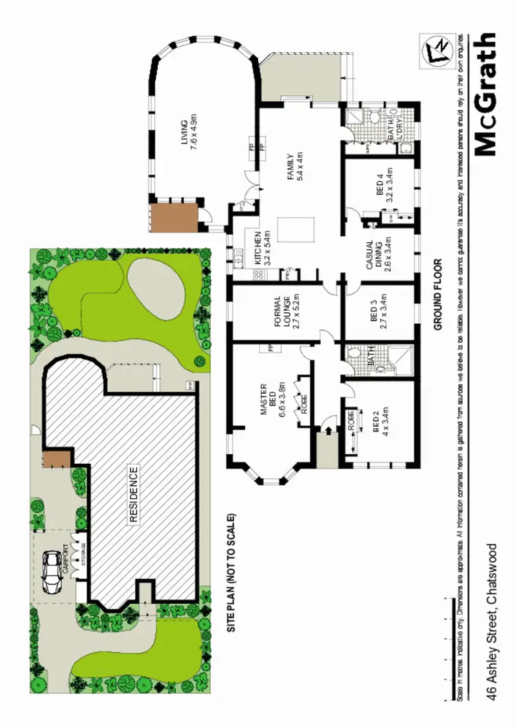 Floorplan of Homely house listing, 46 Ashley Street, Chatswood NSW 2067