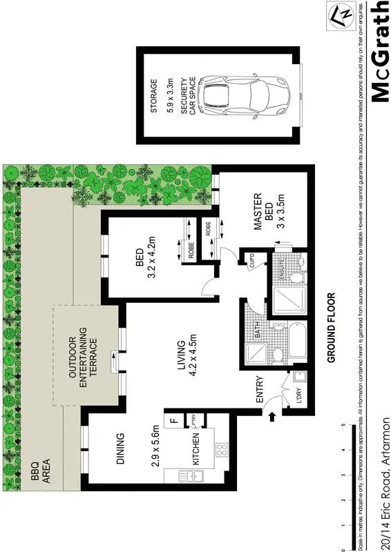 Floorplan of Homely apartment listing, 20/14 Eric Road, Artarmon NSW 2064