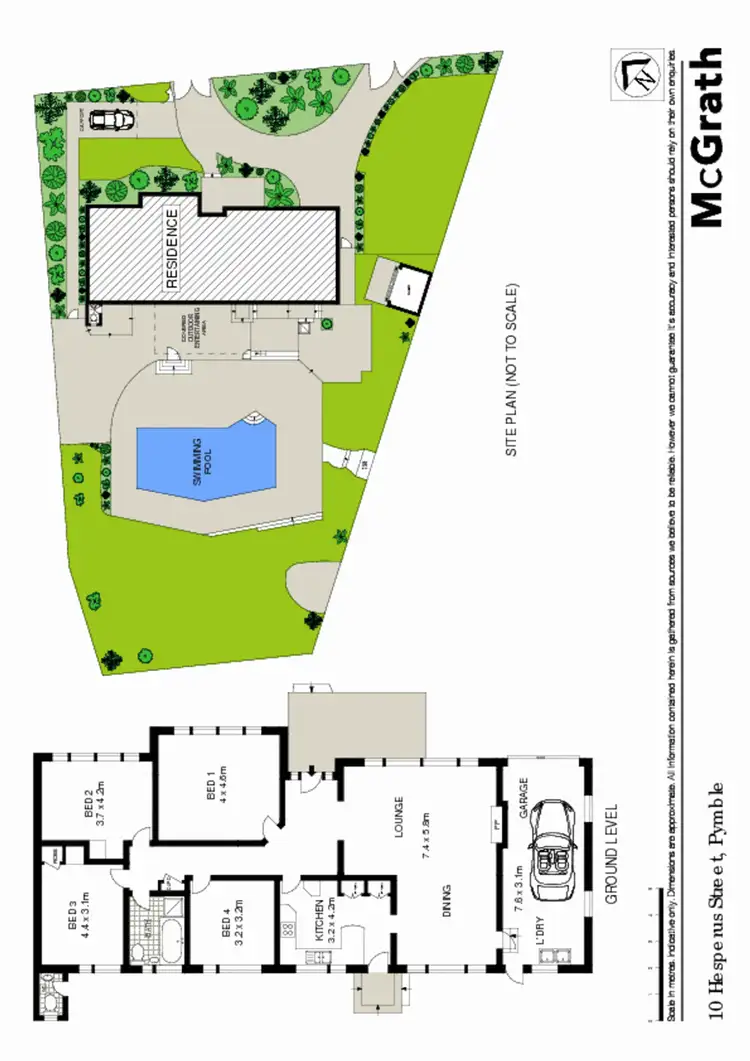 Floorplan of Homely house listing, 10 Hesperus Street, Pymble NSW 2073