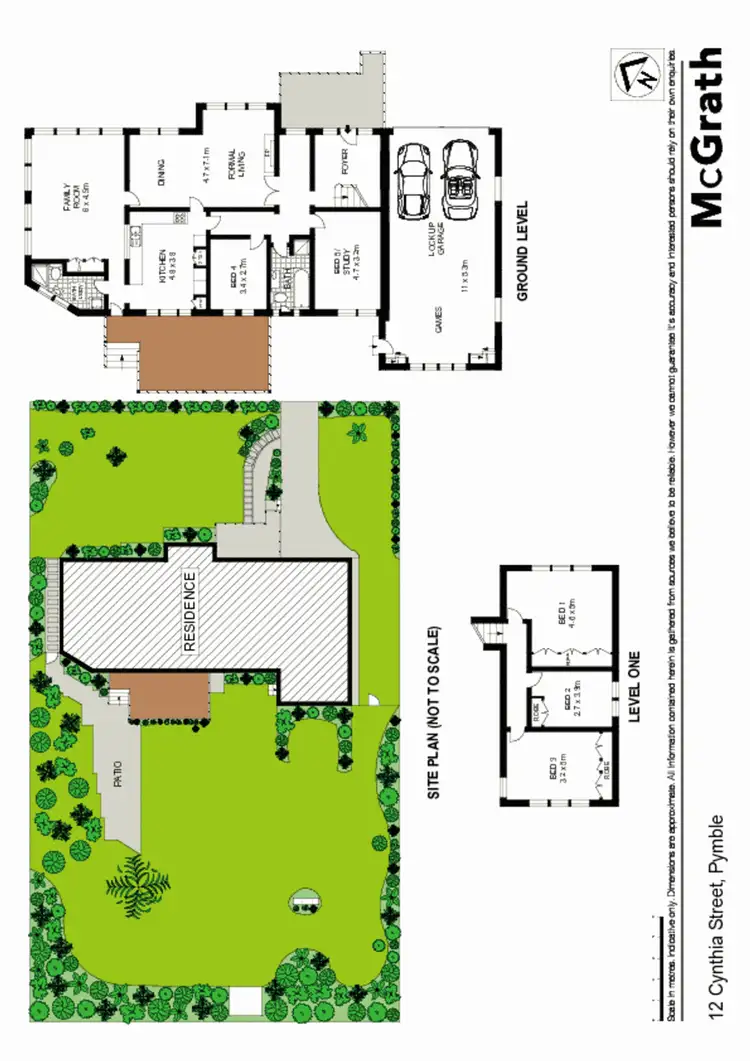 Floorplan of Homely house listing, 12 Cynthia Street, Pymble NSW 2073