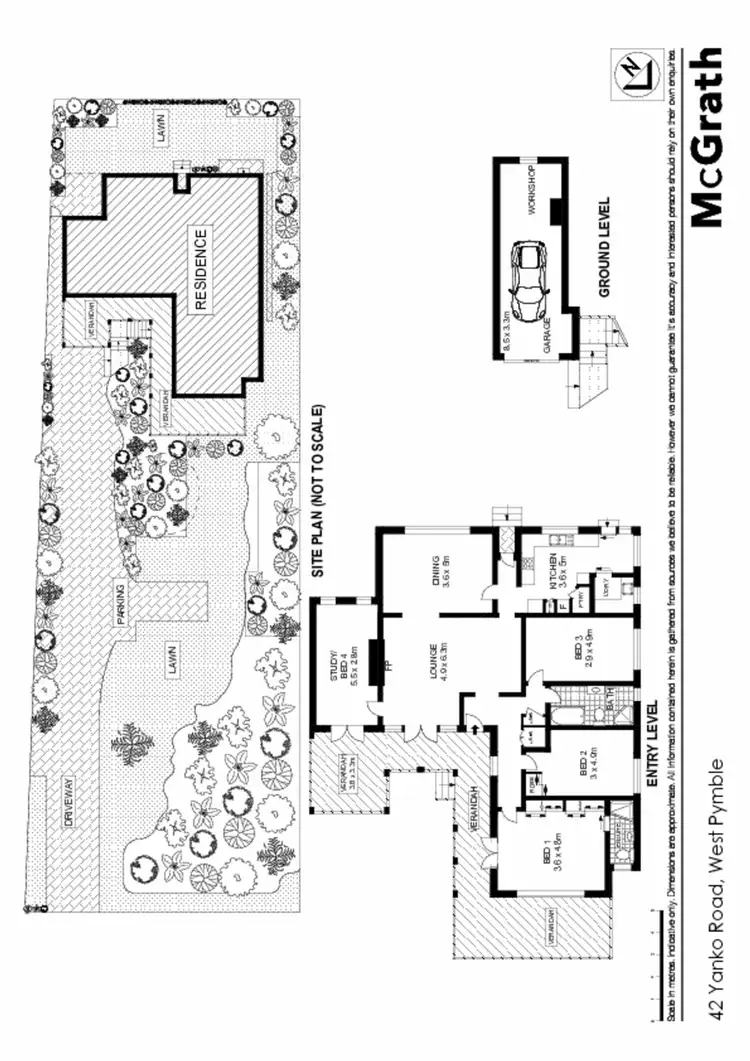 Floorplan of Homely house listing, 42 Yanko Road, West Pymble NSW 2073