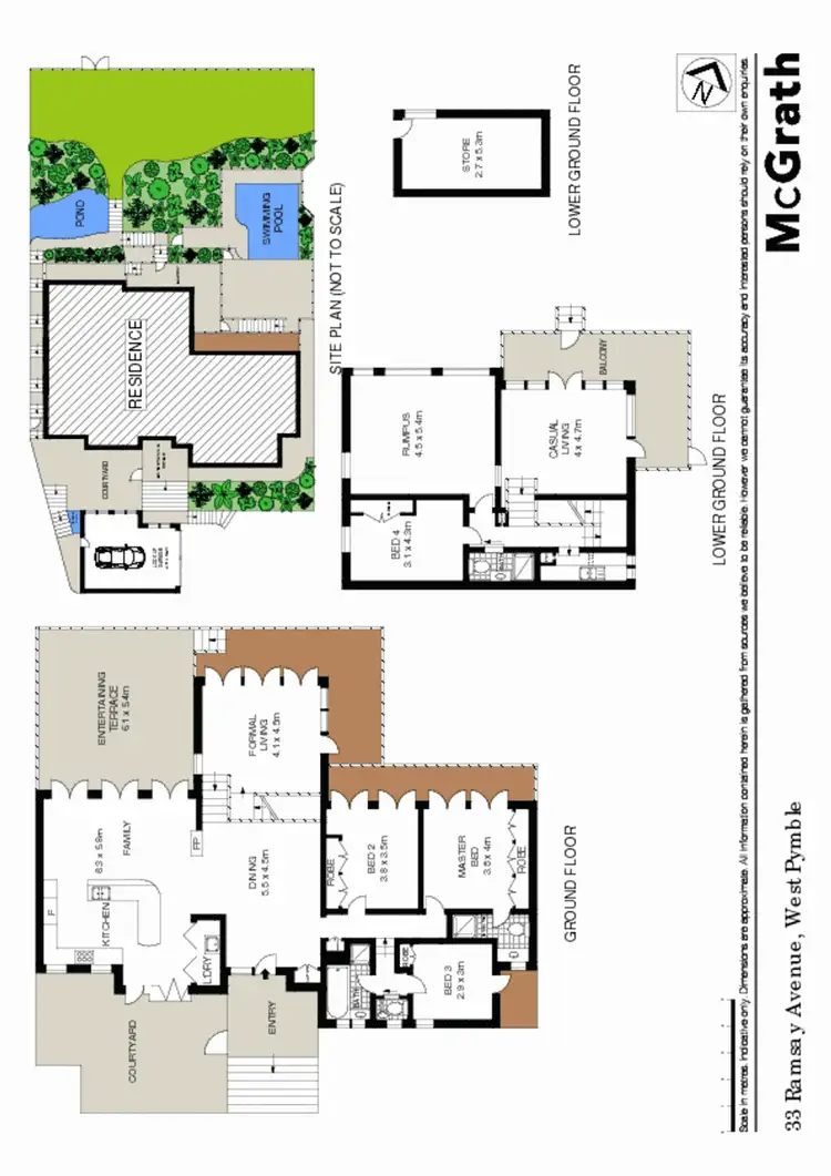 Floorplan of Homely house listing, 33 Ramsay Avenue, West Pymble NSW 2073