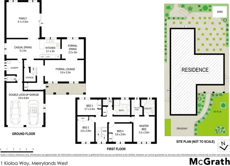 Floorplan of Homely house listing, 1 Kioloa Way, Merrylands West NSW 2160