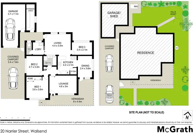 Floorplan of Homely house listing, 20 Narrier Street, Wallsend NSW 2287
