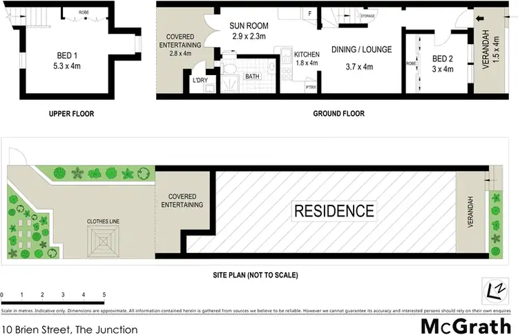 Floorplan of Homely house listing, 10 Brien Street, The Junction NSW 2291