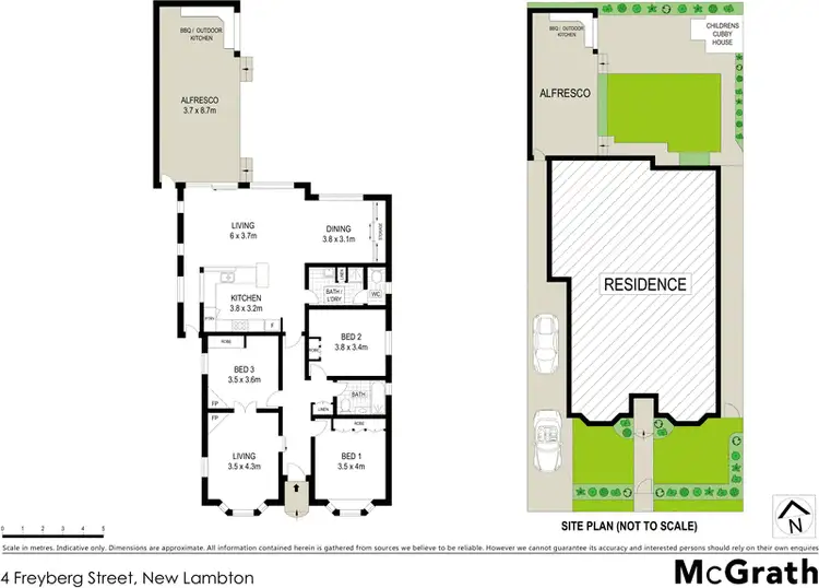 Floorplan of Homely house listing, 4 Freyberg Street, New Lambton NSW 2305