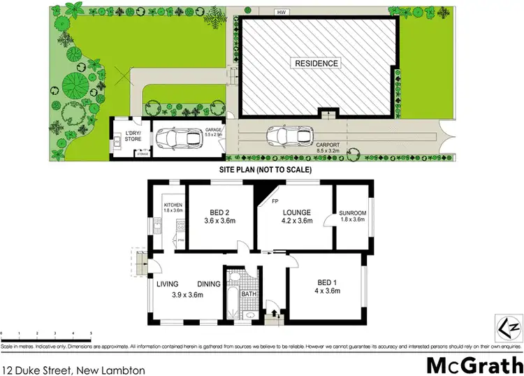 Floorplan of Homely house listing, 12 Duke Street, New Lambton NSW 2305