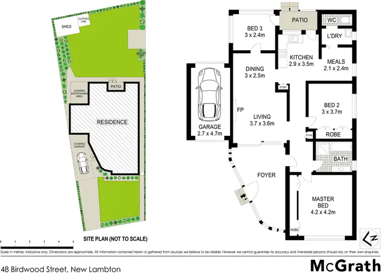 Floorplan of Homely house listing, 48 Birdwood Street, New Lambton NSW 2305