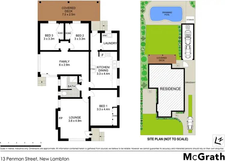 Floorplan of Homely house listing, 13 Penman Street, New Lambton NSW 2305