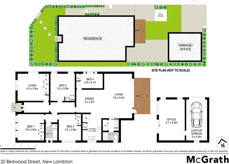 Floorplan of Homely house listing, 20 Birdwood Street, New Lambton NSW 2305