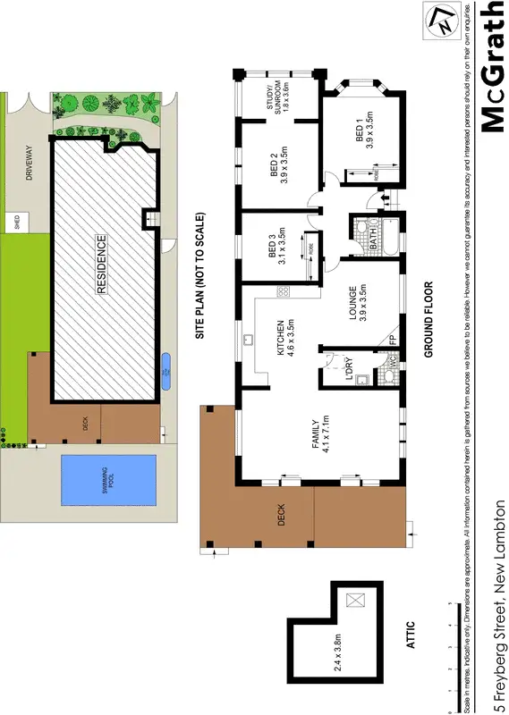 Floorplan of Homely house listing, 5 Freyberg Street, New Lambton NSW 2305