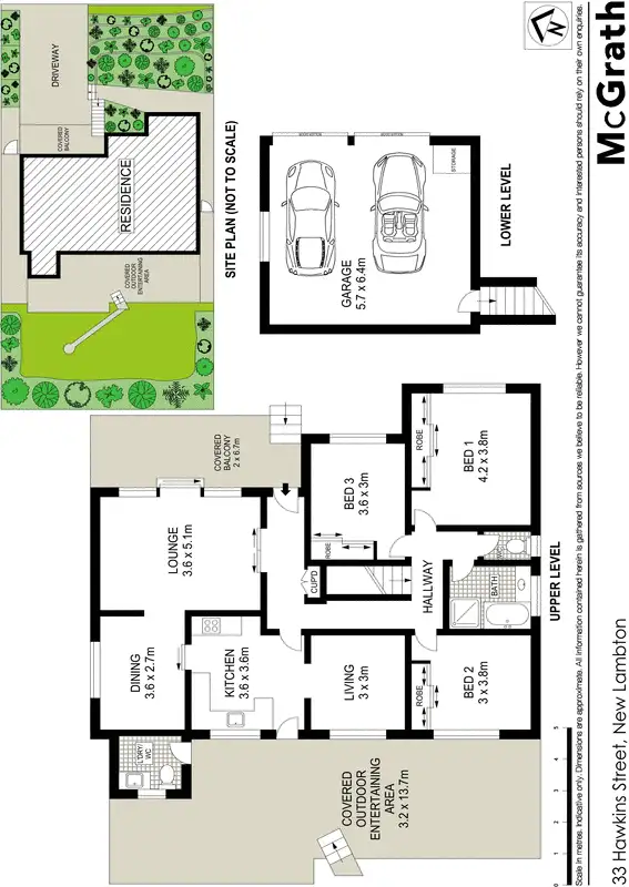 Floorplan of Homely house listing, 33 Hawkins Street, New Lambton NSW 2305