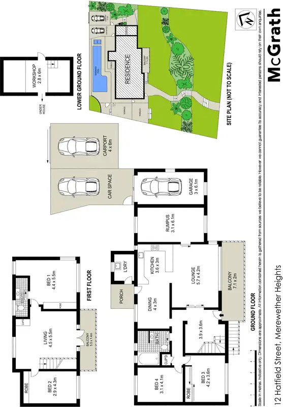 Floorplan of Homely house listing, 12 Hatfield Street, Merewether Heights NSW 2291