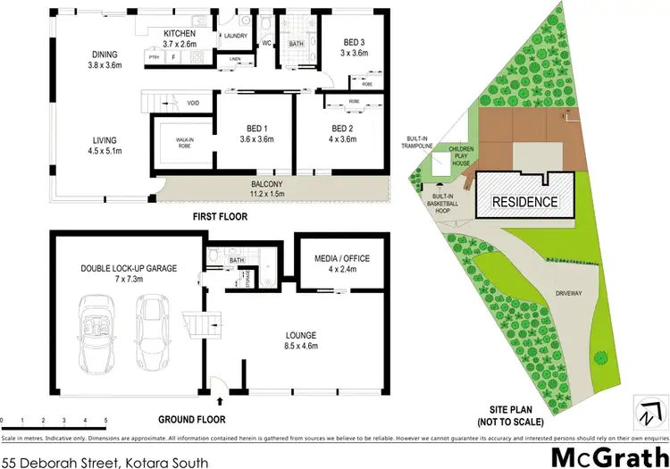 Floorplan of Homely house listing, 55 Deborah Street, Kotara South NSW 2289