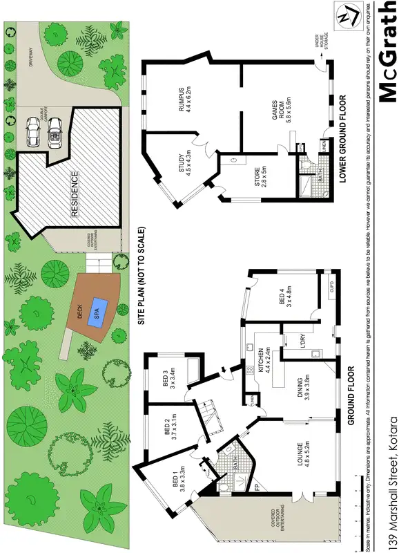 Floorplan of Homely house listing, 139 Marshall Street, Kotara NSW 2289