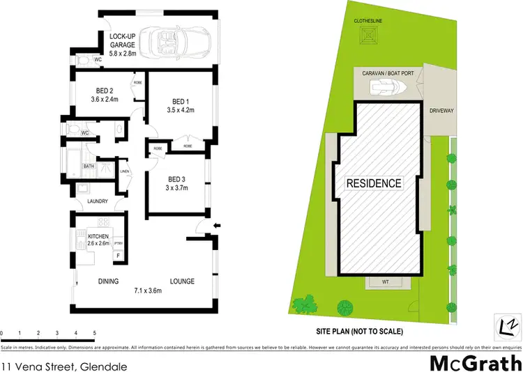 Floorplan of Homely house listing, 11 Vena Street, Glendale NSW 2285