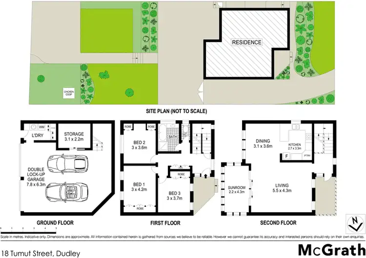 Floorplan of Homely house listing, 18 Tumut Street, Dudley NSW 2290