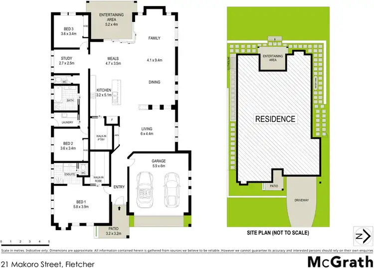 Floorplan of Homely house listing, 21 Makoro Street, Fletcher NSW 2287