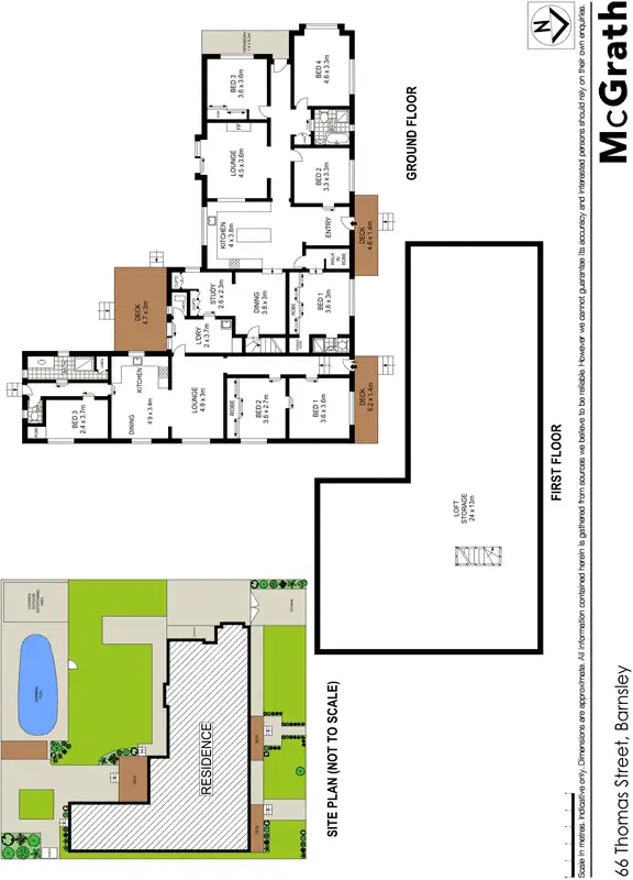 Floorplan of Homely house listing, 66 Thomas Street, Barnsley NSW 2278