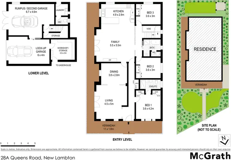 Floorplan of Homely house listing, 28A Queens Road, New Lambton NSW 2305