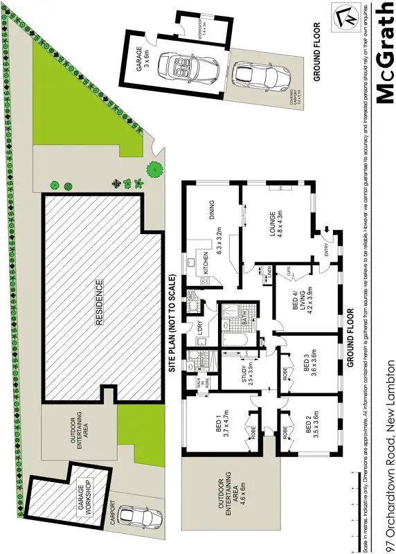 Floorplan of Homely house listing, 97 Orchardtown Road, New Lambton NSW 2305