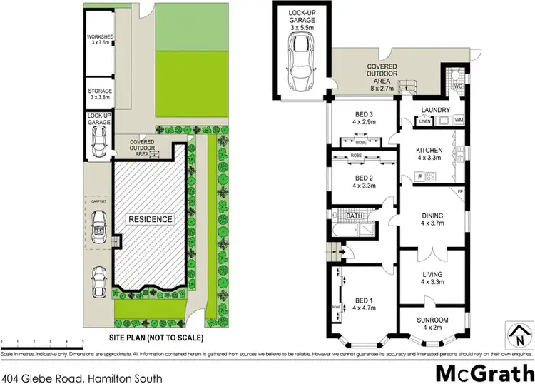 Floorplan of Homely house listing, 404 Glebe Road, Hamilton South NSW 2303