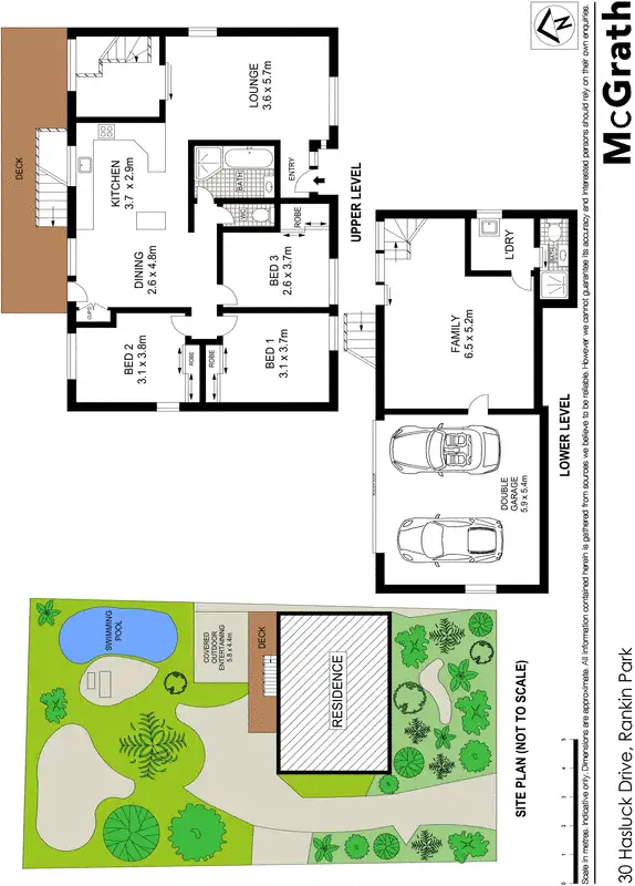 Floorplan of Homely house listing, 30 Hasluck Drive, Rankin Park NSW 2287